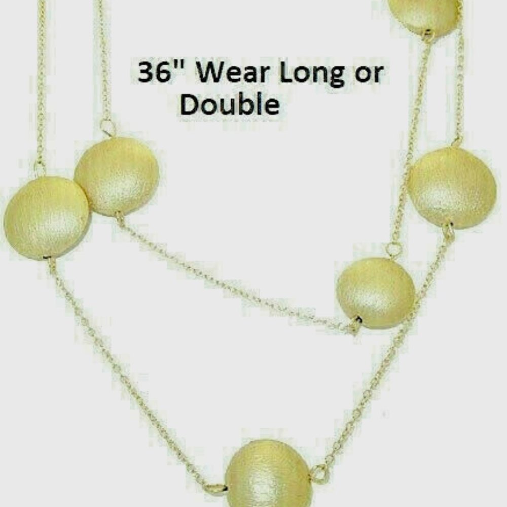Necklace mx signature collection 36 yellow NWT